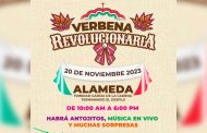Vuelve la Verbena Revolucionaria a la Alameda de Zacatecas, este lunes 20 de noviembre