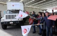 Gobernador David Monreal y Presidenta del SEDIF dan banderazo de salida a 22 toneladas de ayuda humanitaria para Guerrero
