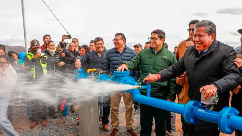 Con inversión de 2.9 mdp, Gobernador David Monreal garantiza el abastecimiento de agua potable a 400 familias de El Visitador que carecían del servicio