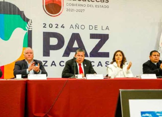Todos unidos por la consolidación de la paz en Zacatecas: Gobernador David Monreal