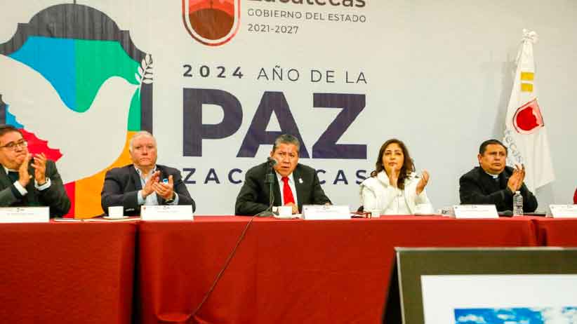 Todos unidos por la consolidación de la paz en Zacatecas: Gobernador David Monreal