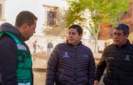 Supervisa Jorge Miranda la jornada de limpieza en el Centro Histórico