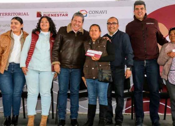 Con inversión de 14 mdp, encabezan Gobernador David Monreal y autoridades del Gobierno de México entrega de apoyos de vivienda en Pinos