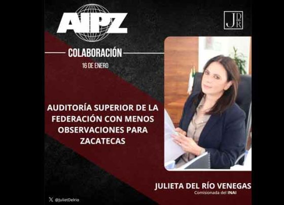 Auditoría Superior de la Federación con menos observaciones para Zacatecas