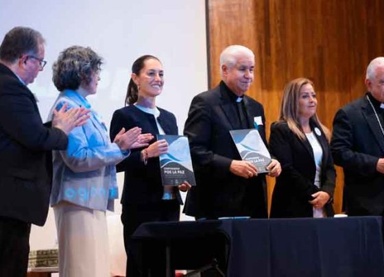 ”Trabajemos juntos en la construcción de la paz”: Claudia Sheinbaum llama al Episcopado Mexicano a conjuntar esfuerzos por un México más junto y más seguro