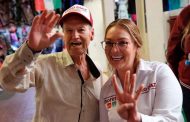 Comerciantes de Fresnillo reciben a Vero Díaz, candidata al Senado por Morena