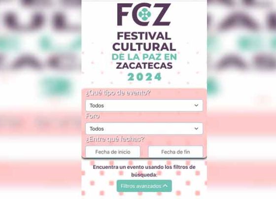 Presentan plataforma de agenda del Festival Cultural por la Paz 2024
