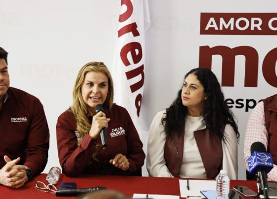Visita confirmada de Claudia Sheinbaum al Distrito II en Zacatecas: Julia Olguín expresa su honor por recibir a la candidata presidencial