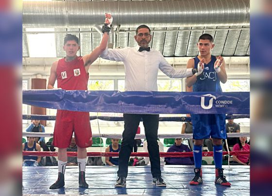 Sueña “El Güerito” Alexis, estudiante de la BENMAC, con dejar huella en el boxeo universitario nacional