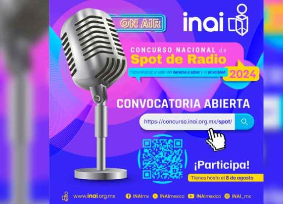 Lanza INAI Convocatoria de Spot de Radio 2024