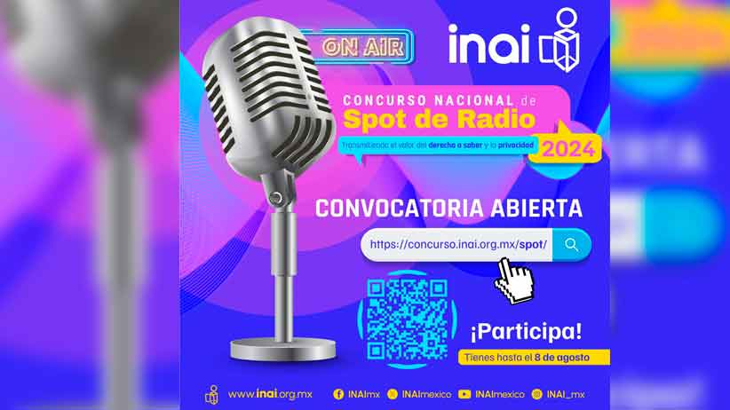 Lanza INAI Convocatoria de Spot de Radio 2024