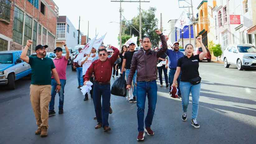 Inicia Pepe Saldívar actividades proselitistas en colonias de Guadalupe