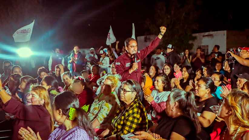 Se compromete Pepe Saldívar a construir plaza pública en San Ramón