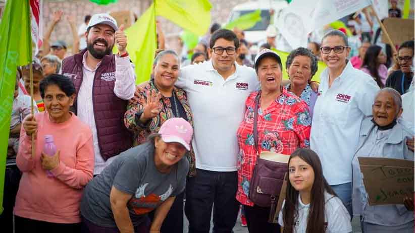 Recibe Jorge Miranda el respaldo de líderes del polígono 11 de la capital