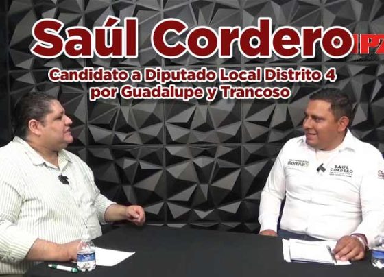 Entrevista a Saúl Cordero, Candidato a Diputado Local Distrito 4 por Guadalupe y Trancoso