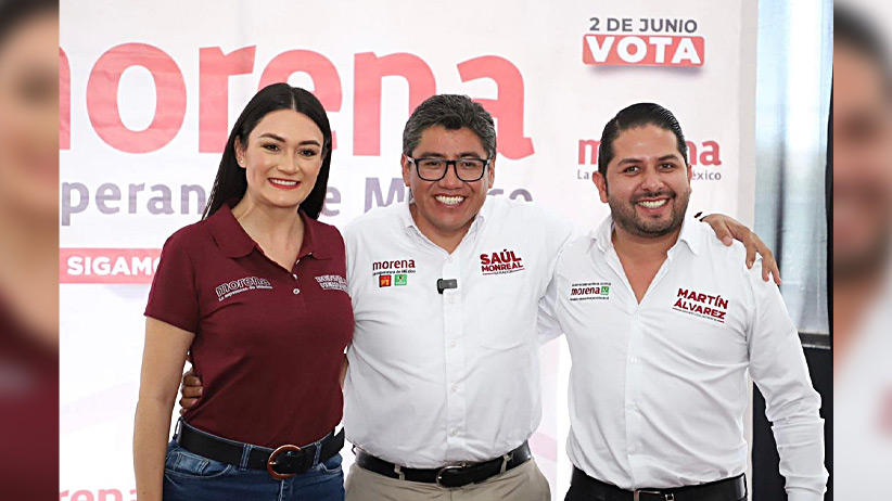 La Cuarta Transformación será en El Mineral, Con Saúl Monreal Ávila, Bennelly Hernández y Martín Álvarez