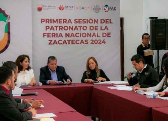 Encabeza Gobernador David Monreal sesión del patronato de la Feria Nacional de Zacatecas (Fenaza)