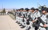 Arriban a Fresnillo 300 nuevos elementos del Ejército Mexicano; Gobernador David Monreal les da la bienvenida