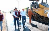 Rehabilita Gobernador David Monreal vialidades y carreteras de Fresnillo con 23.6 mdp