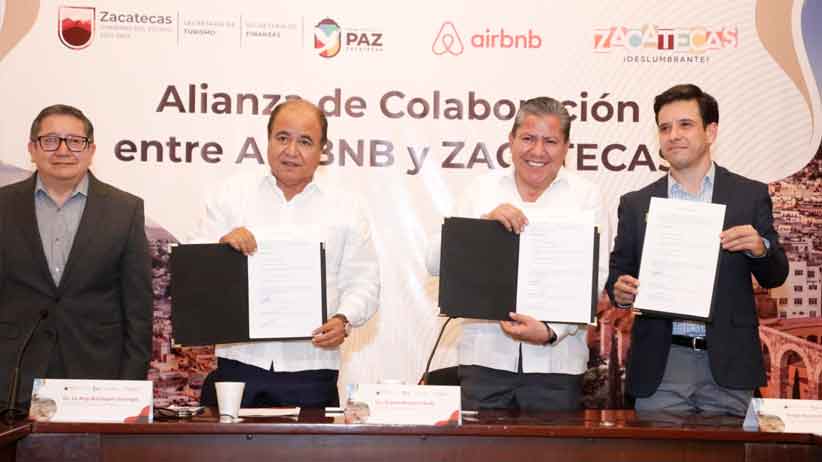 Fortalece Gobernador David Monreal turismo y finanzas públicas mediante alianza de colaboración con Airbnb