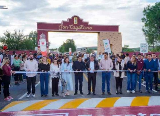 Inauguran obras del Programa de reencarpetamiento en tramo carretero San Cayetano-Miguel Hidalgo
