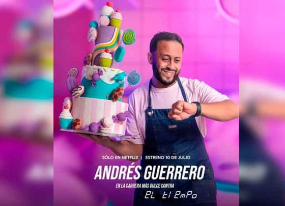 Destaca zacatecano Andrés Guerrero en la serie Pasteleros contra el tiempo, producción de Netflix