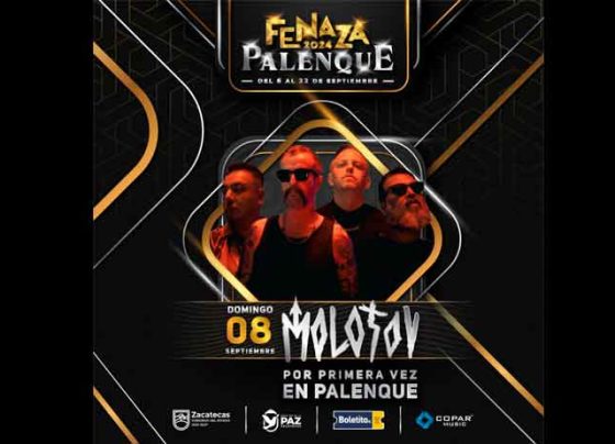 Anuncian presentación de Molotov en el Palenque de la Feria Nacional de Zacatecas 2024