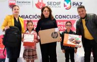 Premia Gobierno de Zacatecas a ganadores del concurso de dibujo infantil 2024 “Justo por Mis derechos”