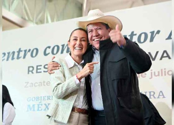Destaca Gobernador David Monreal el respaldo de la Presidenta electa Claudia Sheinbaum para consolidar el bienestar de Zacatecas