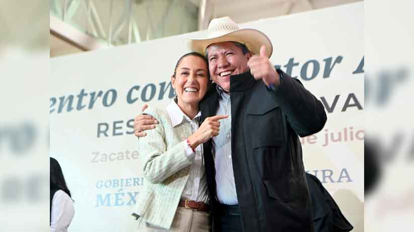 Destaca Gobernador David Monreal el respaldo de la Presidenta electa Claudia Sheinbaum para consolidar el bienestar de Zacatecas