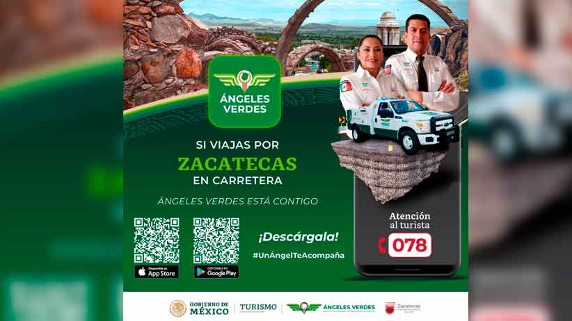 Invita Gobierno de Zacatecas a descargar aplicación móvil de Ángeles Verdes para estas vacaciones de verano