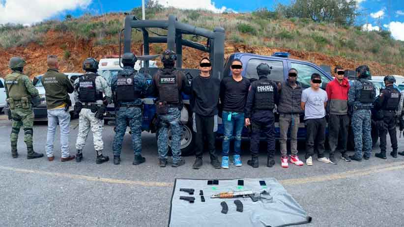 Detienen Fuerzas de Seguridad a cinco probables generadores de violencia