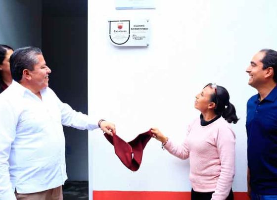 Dignifican viviendas de familias guadalupenses