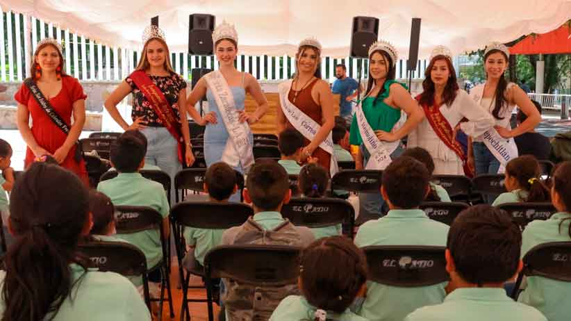 Conviven reinas de Federaciones y Clubes Migrantes de Zacatecas con niñas y niños de Casa Cuna
