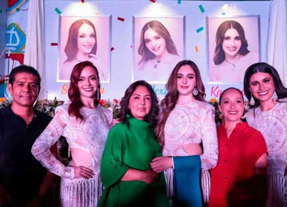 Presentan a Samantha, Alexa y Kassandra, candidatas a reina de la Feria Nacional de Zacatecas 2024