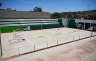Rehabilitan canchas del polideportivo de la colonia Alma Obrera