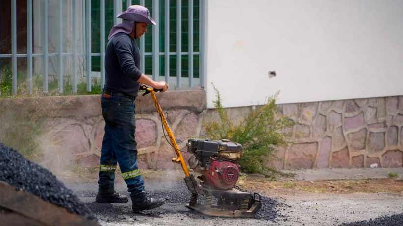 Se realiza rehabilitación a las calles de la Capital
