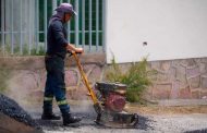 Se realiza rehabilitación a las calles de la Capital