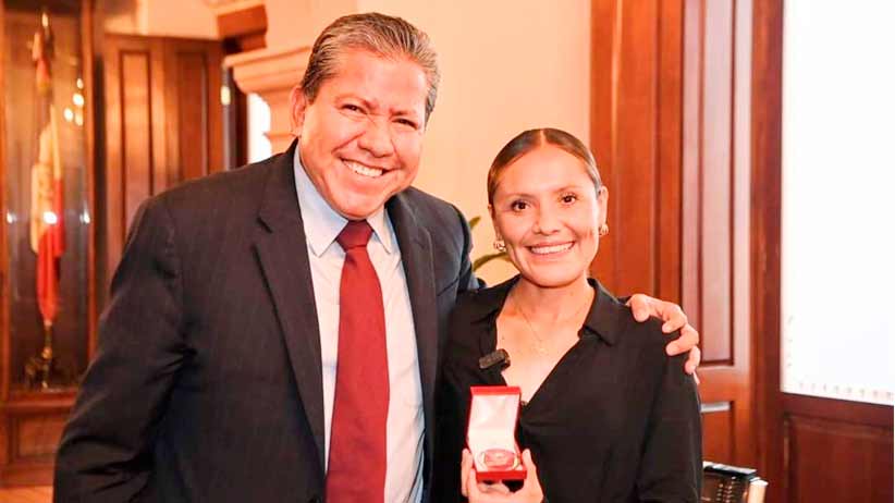 Reconoce atleta zacatecana Ilse Guerrero impulso del Gobernador David Monreal al deporte