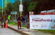 Con mantenimiento de calles, avenidas y espacios públicos se mejora la imagen urbana del Municipio de Guadalupe