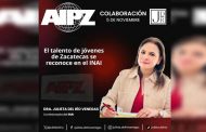 El talento de jóvenes de Zacatecas se reconoce en el INAI