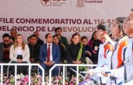 Con desfile conmemorativo y verbena popular se conmemora en Guadalupe el 114 Aniversario del inicio de la Revolución Mexicana