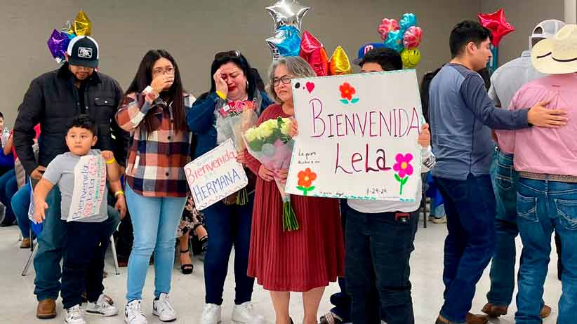 Tras décadas separados, 48 padres y madres zacatecanas se reencuentran con sus hijos e hijas en Estados Unidos