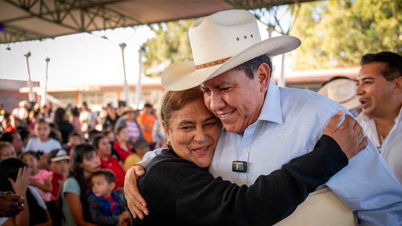 Encabeza Gobernador David Monreal Posadas por la Paz en Luis Moya; destaca rehabilitación de 18 calles y la política social de la Cuarta Transformación