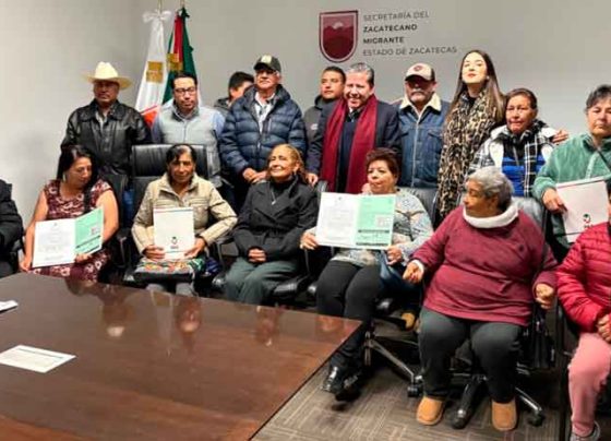 Cumple Gobernador David Monreal Ávila el sueño de adultos mayores zacatecanos de reencontrarse con sus hijos en Estados Unidos