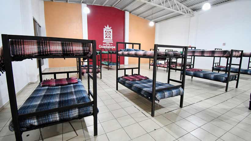 Habilitan albergue de Guadalupe