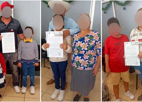 Reintegran a seis infantes de la Casa Cuna “Plácido Domingo” con sus familias biológicas