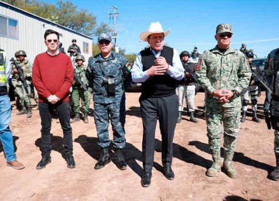 Supervisa Gobernador David Monreal Ávila trabajos del Destacamento Regional de Seguridad en Tepetongo