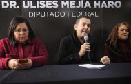 Ulises Mejía Haro propone acciones en favor de los migrantes y reafirma su agenda legislativa