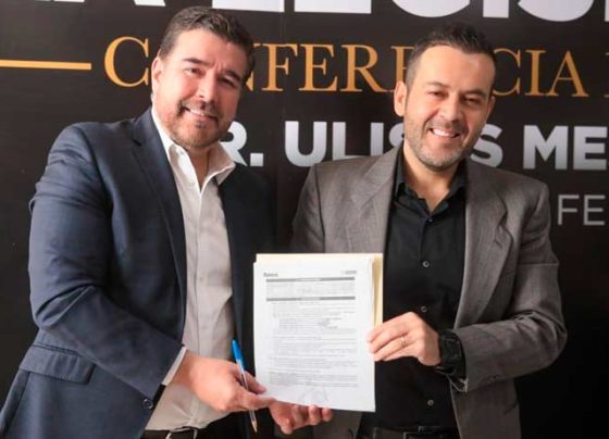Ulises Mejía Haro firma convenio con la Universidad UNID para impulsar oportunidades educativas